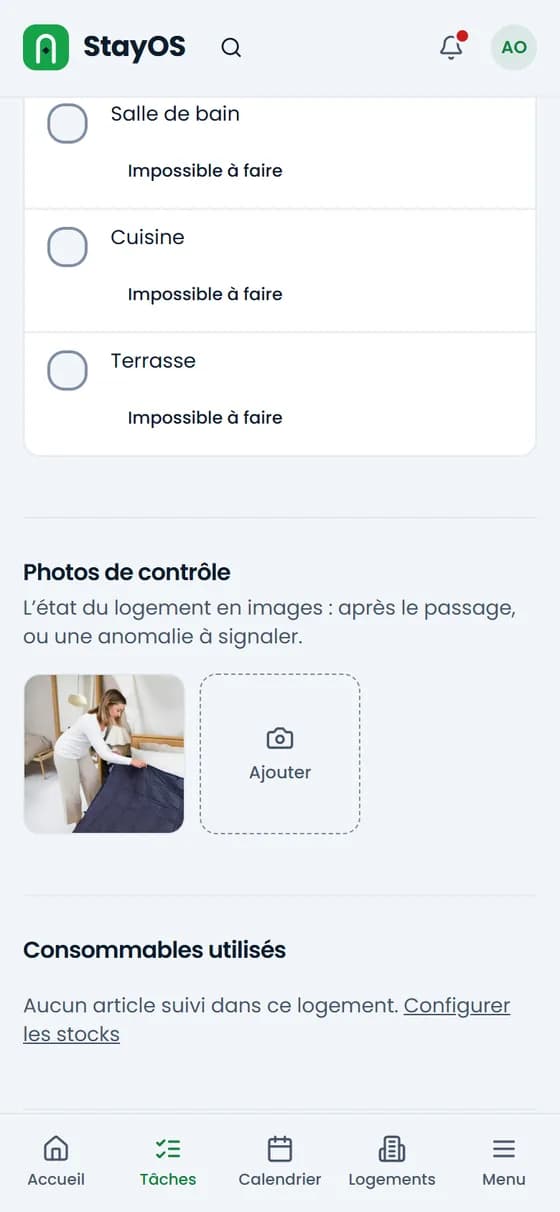 Parcours de ménage : checklist par pièce
